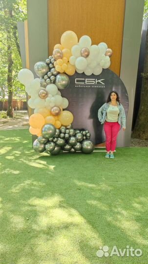 Фотозона для мероприятий. Арка из шаров