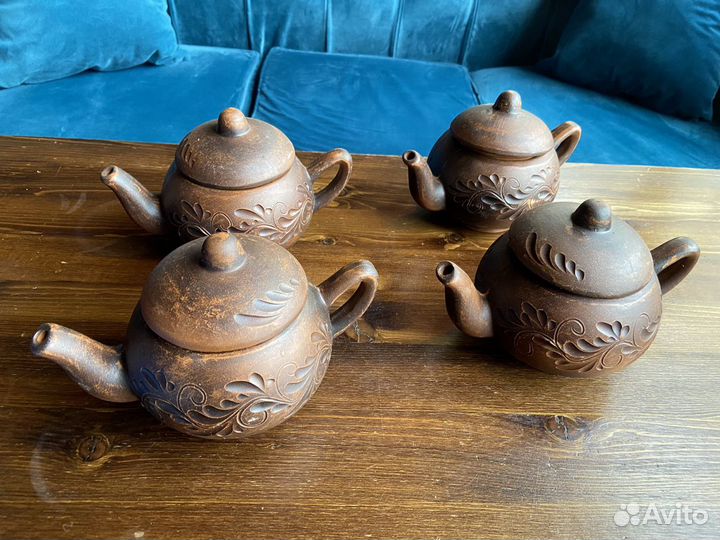 Глиняные чайники
