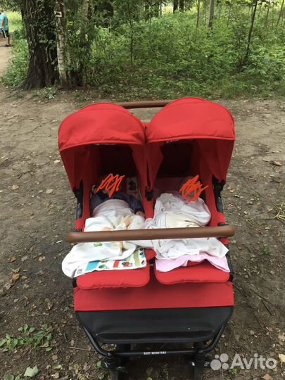 Коляска прогулочная для двойни