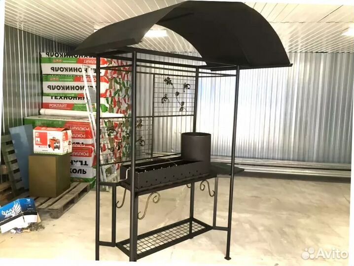 Мангал С печкой под казан