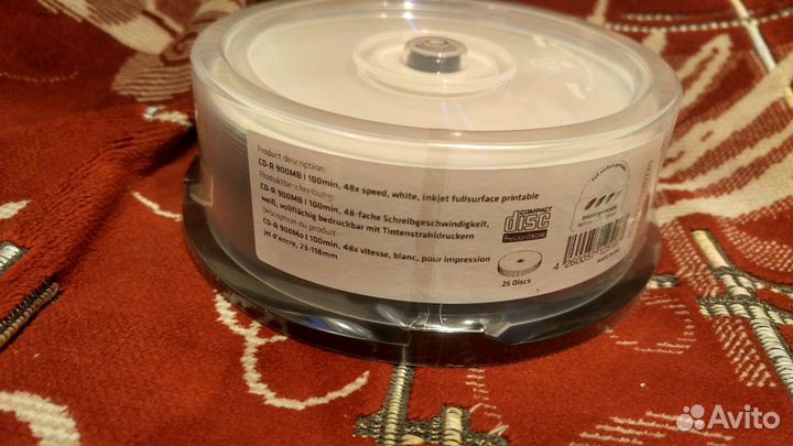 Диски CD-R - 870 и 900 Mb; 99, 100 минут