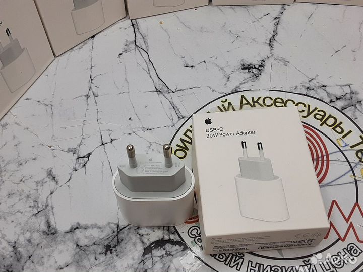Зарядка type-c 20W Адаптер питания Apple оптом