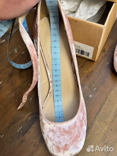 Бархатные туфли 38 ASOS