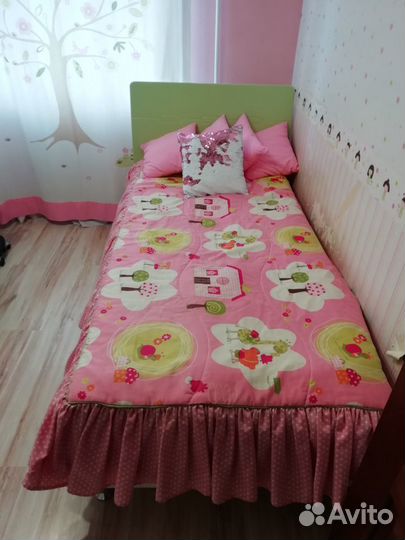 Покрывало на кровать для девочки правое