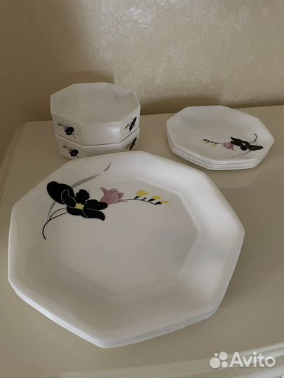Сервиз arcopal france(цена за 1 тарелку)