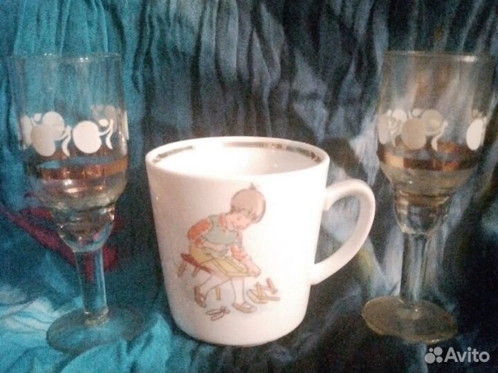 Детская посуда, рюмочки