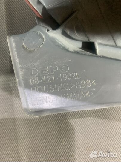 Фонарь задний левый hyundai Solaris 2010-2015