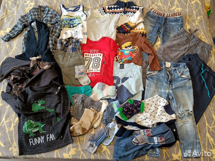 Пакет одежды для мальчика 3-4 года