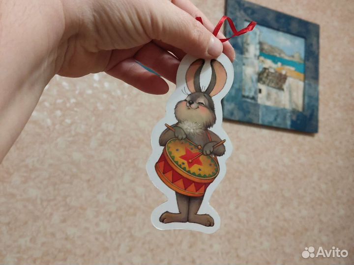 Ёлочные игрушки из картона, набор