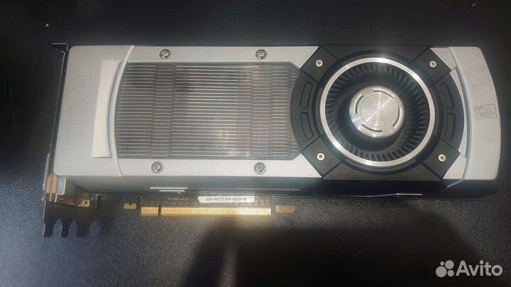 Видеокарта gtx titan 6gb, 2 штуки