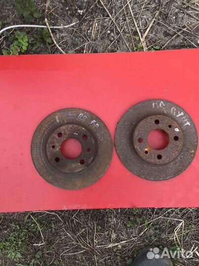 Диск тормозной передний Fiat punto 176