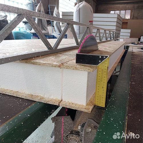 SIP панели 2500Х1250Х74 мм