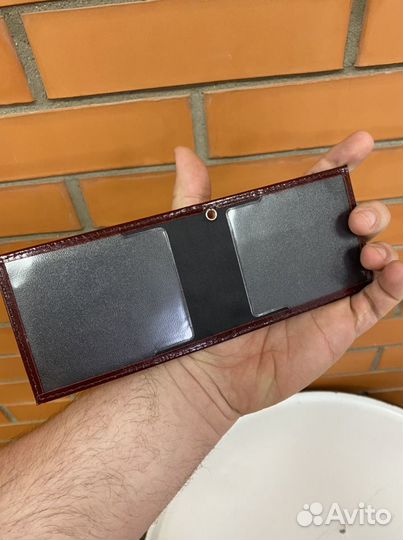 Обложка для удостоверения омон бордовая