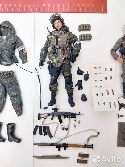 Фигурки и аксессуары 1:12 Спецназ, офицер и др