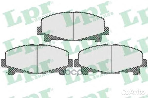 Колодки тормозные дисковые 05P1607 Lpr