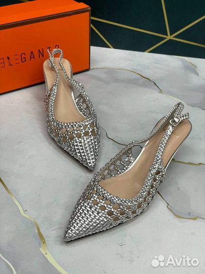 Лодочки плетеные elegante эко кожа /35-41