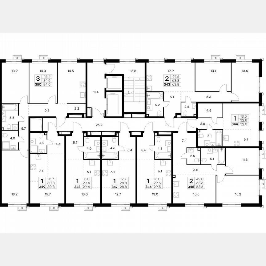Квартира-студия, 32,8 м², 11/23 эт.