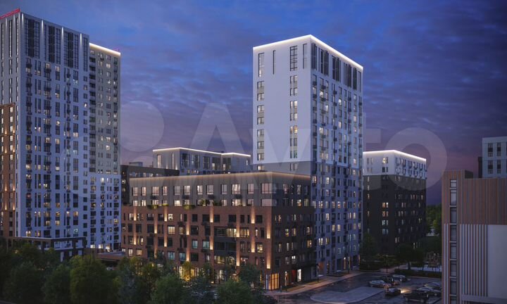 4-к. квартира, 114,4 м², 6/25 эт.