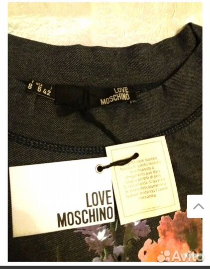 Джемпер(свитшот) Love Moschino, новый(44/46)