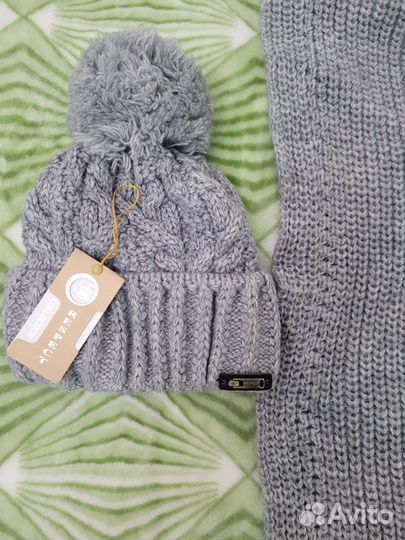 Новая Шапка с Шарфом