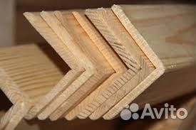 Уголок деревянный 50х50 гладкий 2,5 м