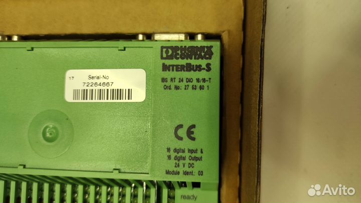 Interbus-S IBS RT 24 DIO 16/16-T 2753601