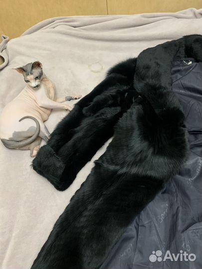 Шуба женская натуральная из волка