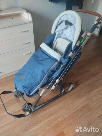 Санки коляска ника 7 8