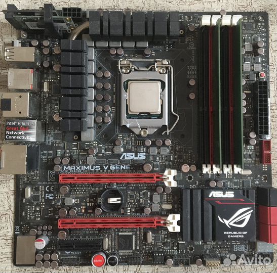 Asus Maximus V Gene + i7 2600k+ 8gb+mSata 64gb