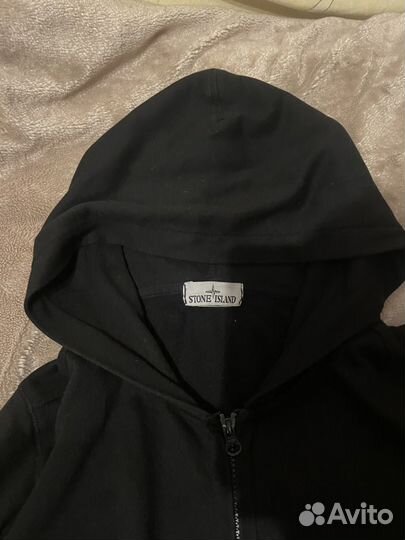 Stone island zip hoodie