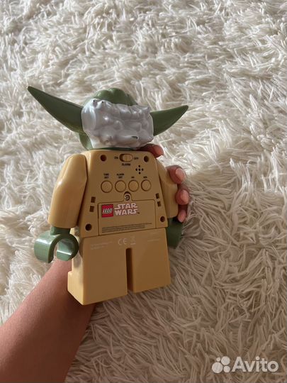 Lego Star Wars часы будильник Йода