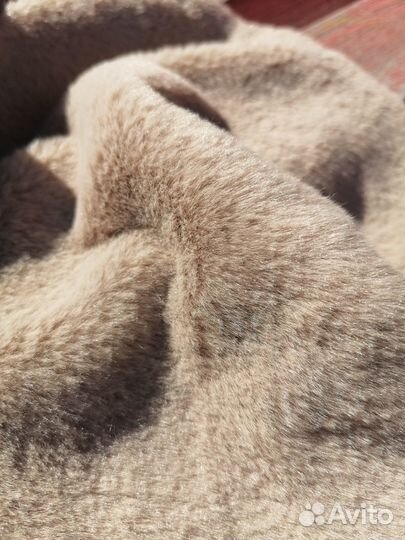 Плюшевый отрез ткани (мех Кролик для Тедди)