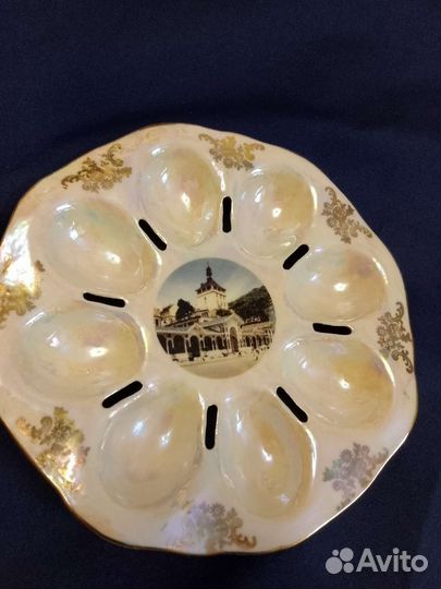 Блюдо -менажница фарфор чехия, пиала