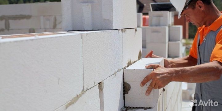 Газобетонный блок поревит Т образный вырез