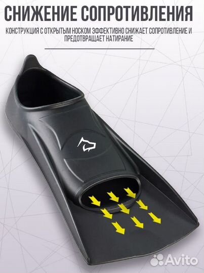 Ласты для плавания 36 38 (М)