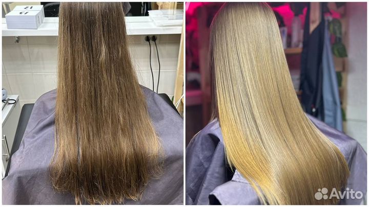 Кератиновое выпрямление