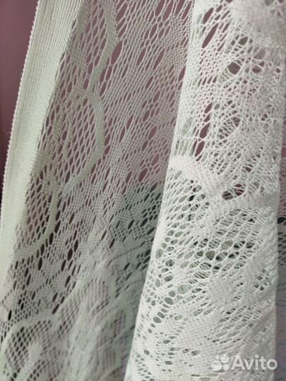 Тюль бу 2 штуки