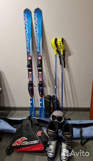 Горные лыжи комплект