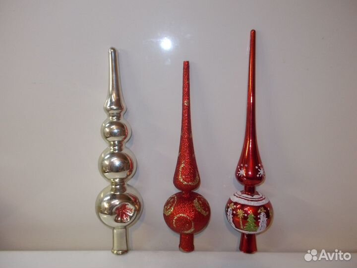 Раритетные стеклянные ёлочные игрушки