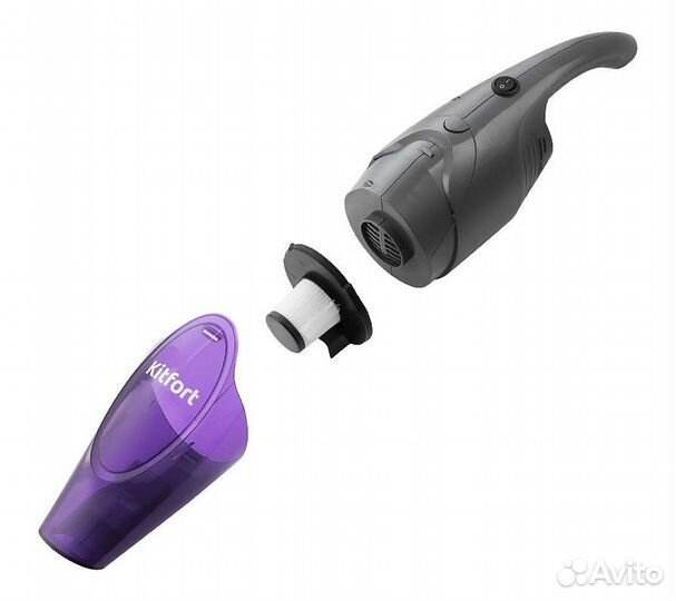Пылесос вертикальный Kitfort 2 в 1 кт-582