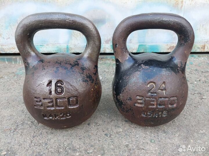 Гири 16кг,20кг,24кг,32кг СССР