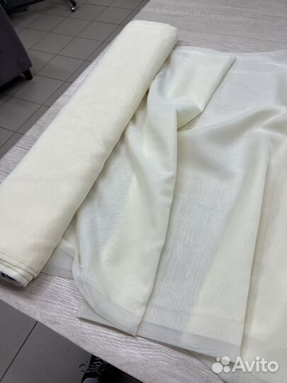 Тюль с вышивкой, однотонные тюли