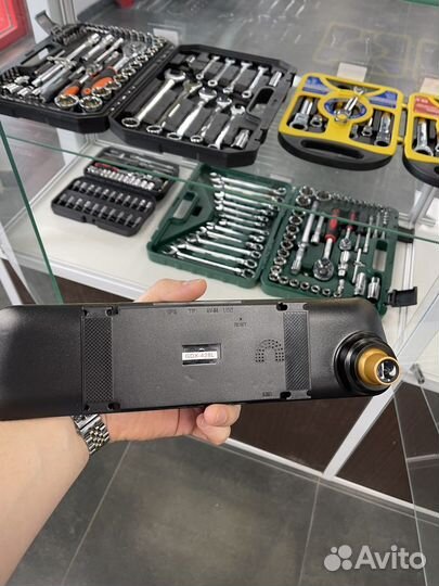 Видеорегистратор зеркало с камерой заднего вида