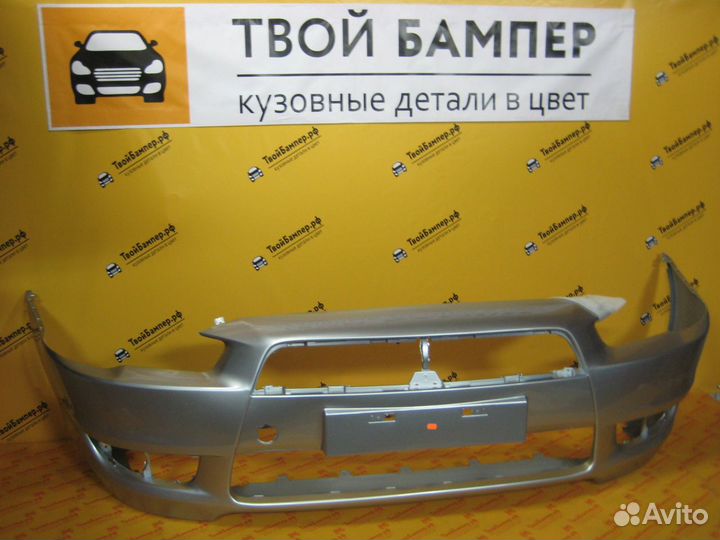 Бампер Mitsubishi Lancer 10 цвет Серебристый А31