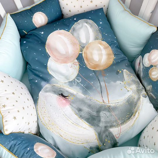 Бортики в кроватку