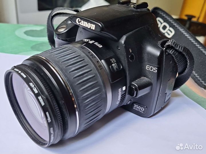 Зеркальный фотоаппарат canon 350d
