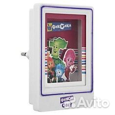 Ночник NN-611-LS-PL бордовый фиксики эра