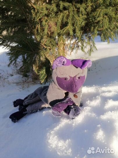 Игрушка волчонок, авторская игрушка