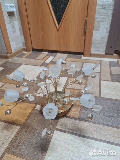 Люстра потолочная светодиодная с пультом