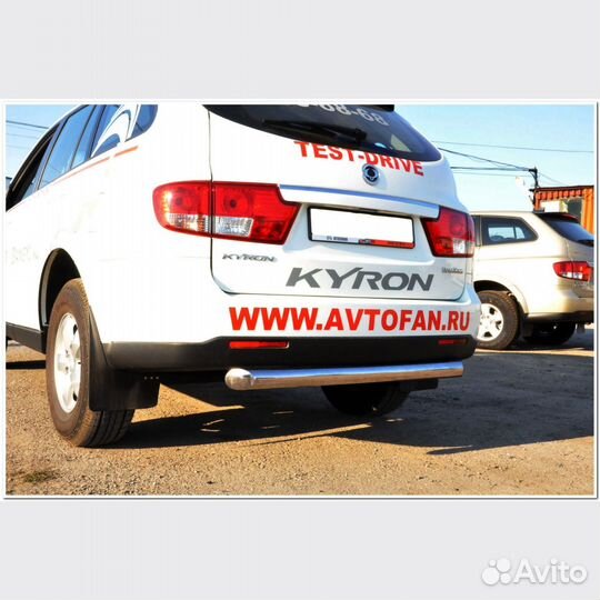 Защита заднего бампера Ssang Yong Kyron от 2007